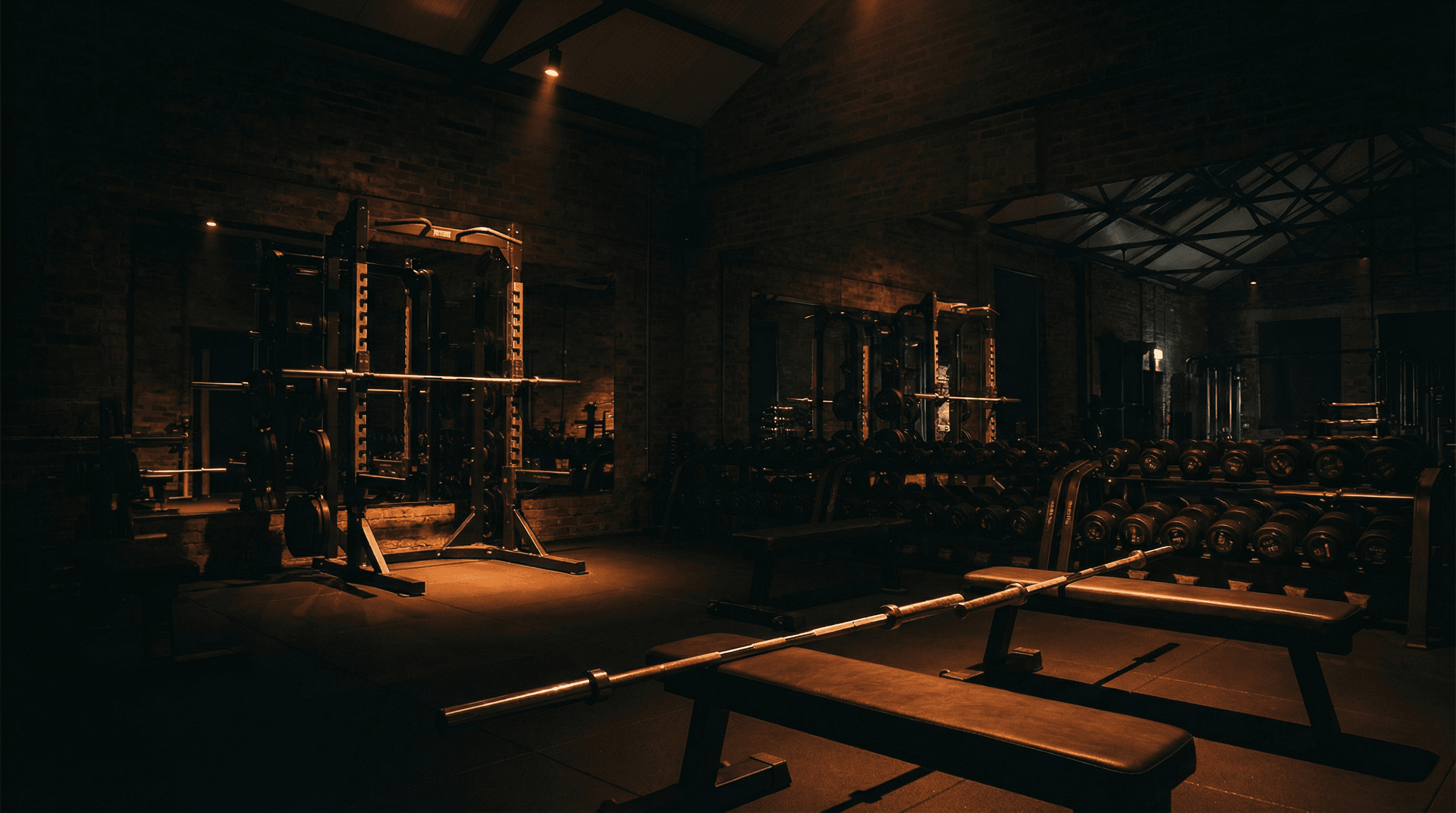Trainer helping client with workout